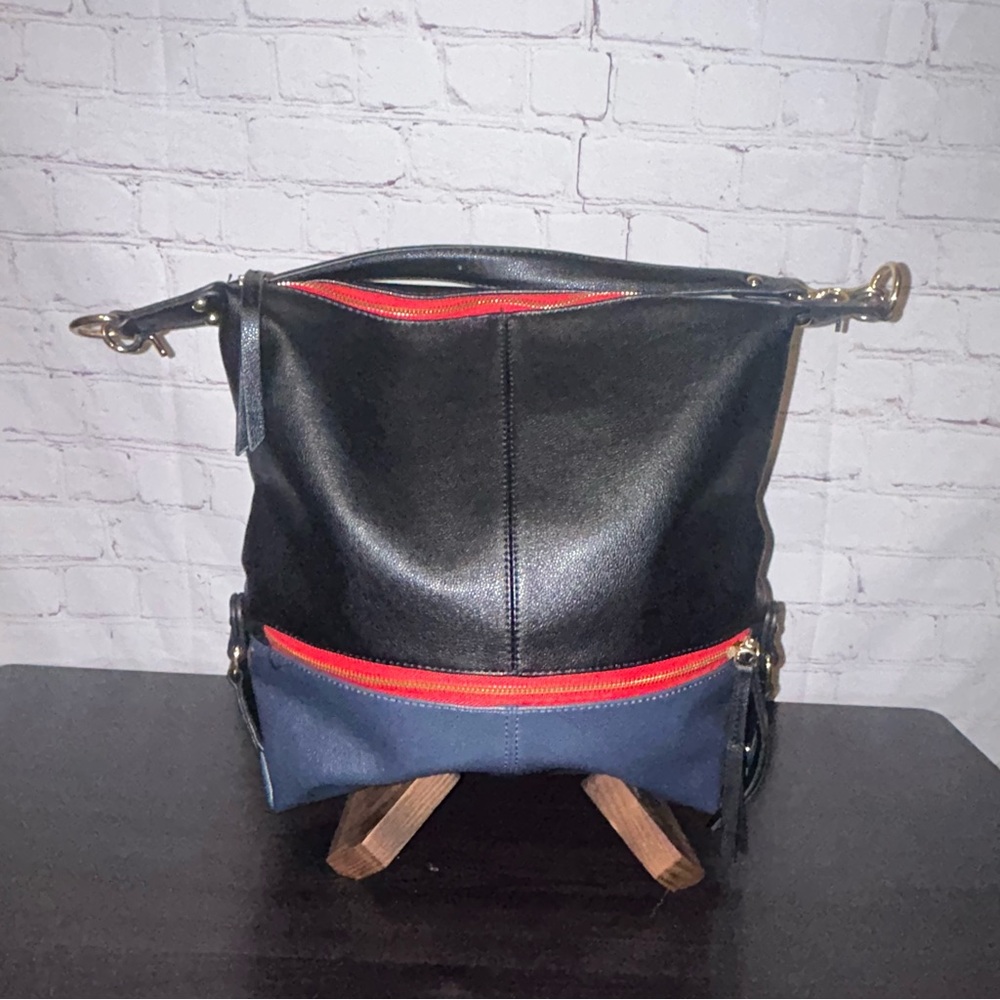 Sondra Roberts Squared Two‎ Tone Shoulder Bag